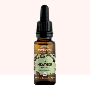 Fleur de Bach n°14 Heather – Bruyère – Bio Demeter – Biofloral – 20 ml