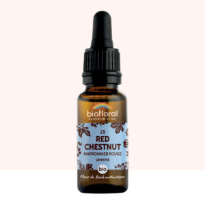 Fleur de Bach n°25 Red Chestnut – Marronnier Rouge – Bio Demeter – Biofloral – 20 ml