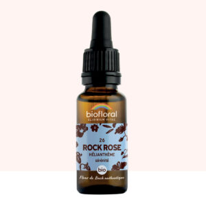 Fleur de Bach n°26 Rock Rose – Hélianthème – Bio Demeter – Biofloral – 20 ml