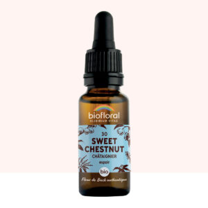 Fleur de Bach n°30 Sweet Chestnut – Châtaignier – Bio Demeter – Biofloral – 20 ml
