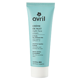 Crème de Nuit Peaux Sèches et Sensibles – 50 ml