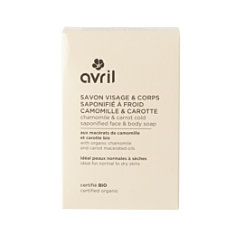 Savon à froid Visage & Corps Camomille & Carotte Avril – 100 g