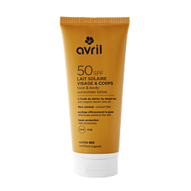 Lait Solaire SPF50 Avril – 100 ml