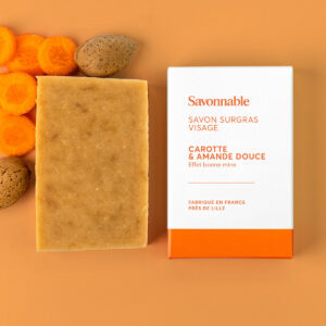 Savon Visage - Carotte & Amande douce (Savonnable)